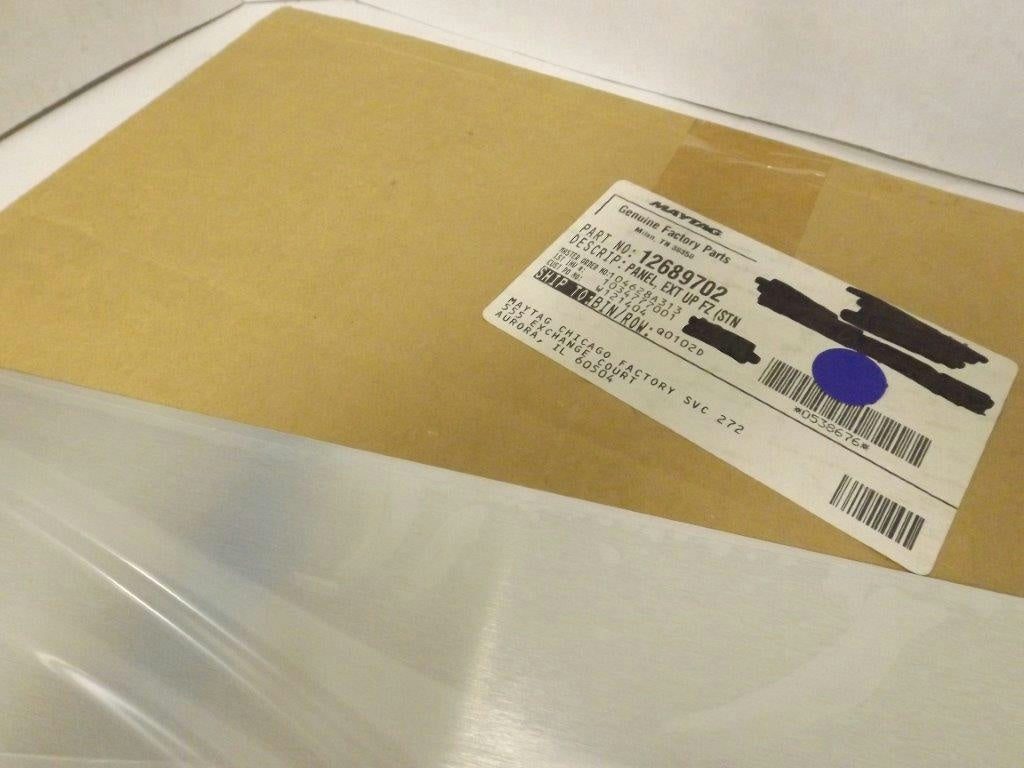 MAYTAG WHIRLPOOL REFRIGERATOR 12689702 PANEL (STNLS) NEW MAYTAG WHIRLPOOL REFRIGERATOR 12689702 PANEL (STNLS) NEW